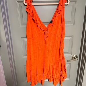 Wild Fable Bold Orange Dress